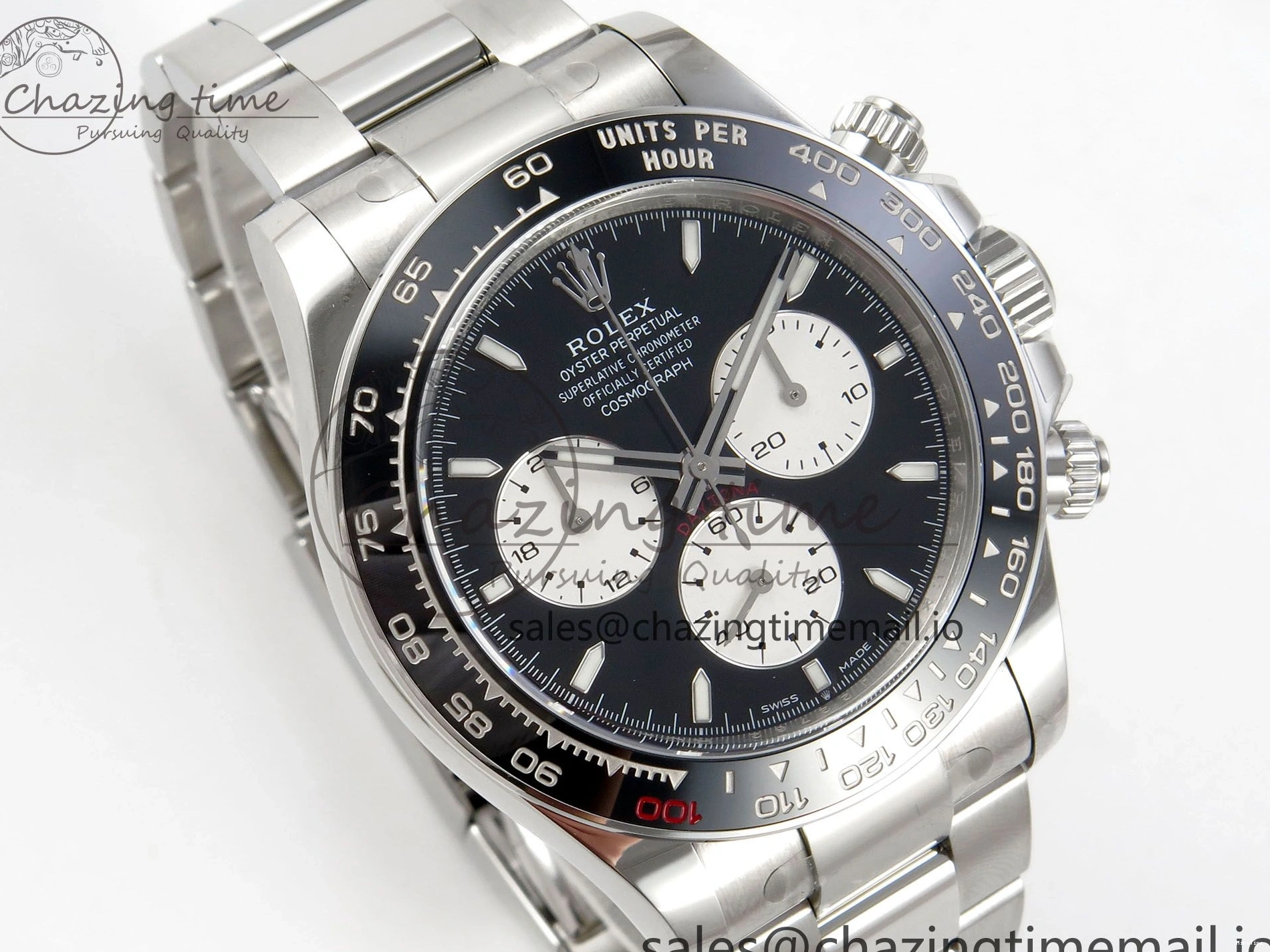 MiroTime 0316 Cozy Custom Daytona 126529 Le Mans  CLEAN 1:1 Best Edition White Dial on SS 904L Bracelet Custom Modded PPM 331